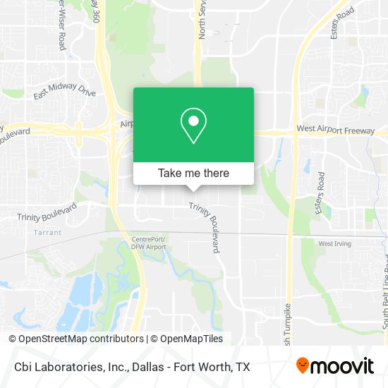 Mapa de Cbi Laboratories, Inc.