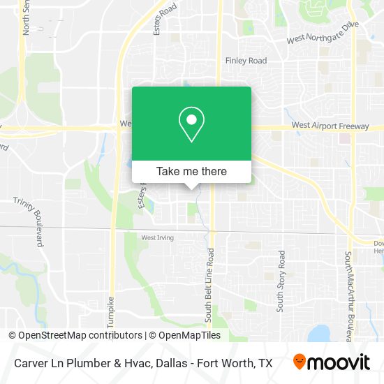 Mapa de Carver Ln Plumber & Hvac