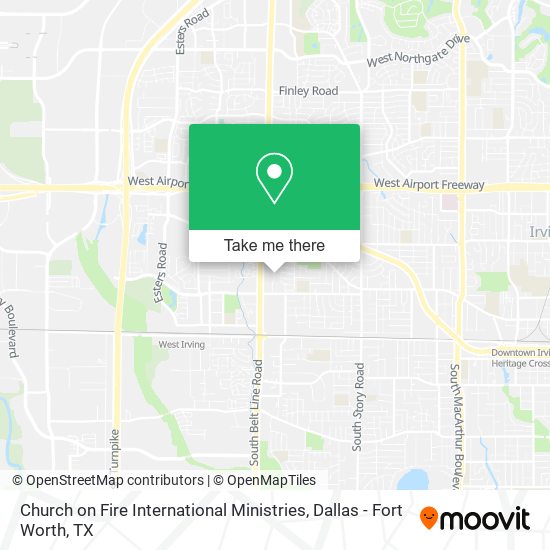 Mapa de Church on Fire International Ministries