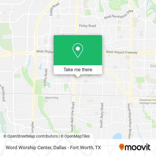 Mapa de Word Worship Center