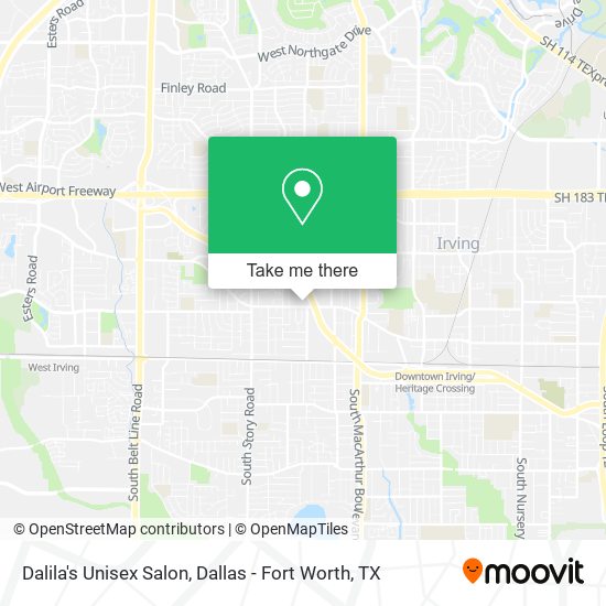 Dalila's Unisex Salon map