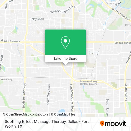 Mapa de Soothing Effect Massage Therapy