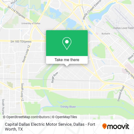 Capital Dallas Electric Motor Service map