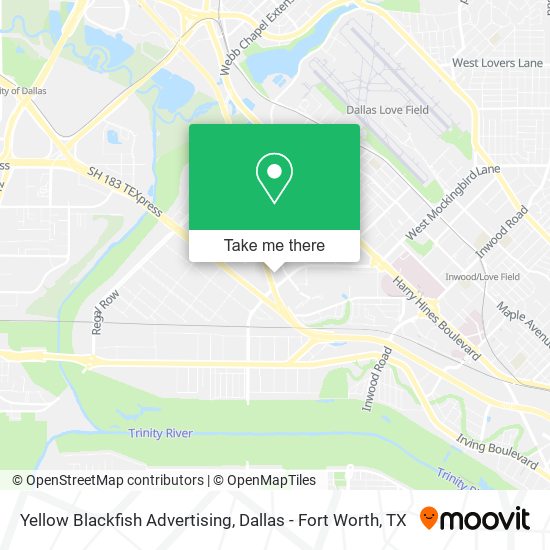 Yellow Blackfish Advertising map
