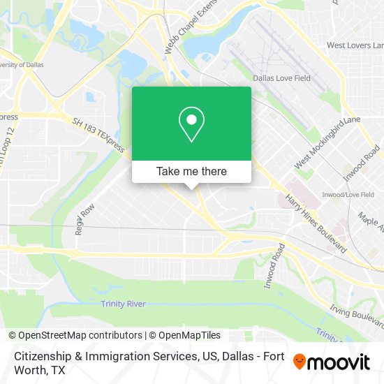 Mapa de Citizenship & Immigration Services, US