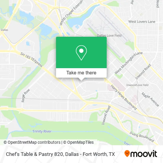 Mapa de Chef's Table & Pastry 820