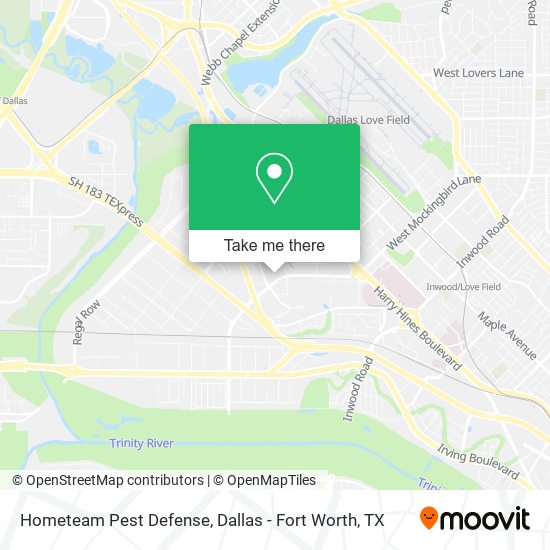 Hometeam Pest Defense map
