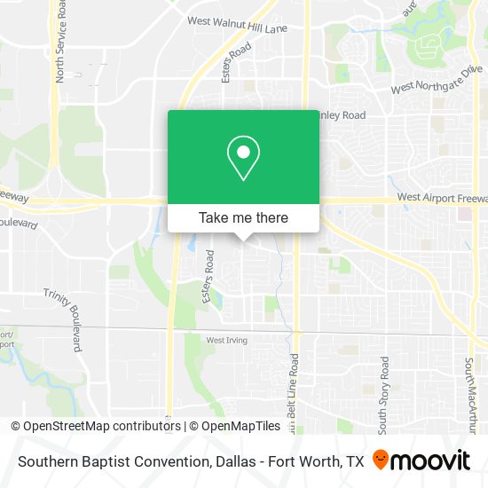 Mapa de Southern Baptist Convention