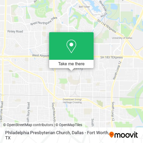 Mapa de Philadelphia Presbyterian Church