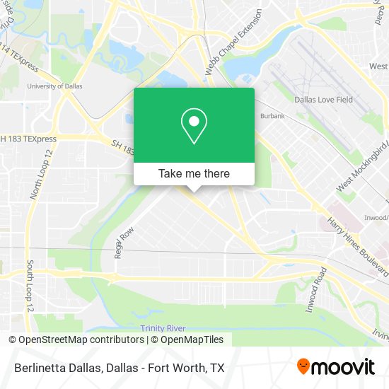 Berlinetta Dallas map