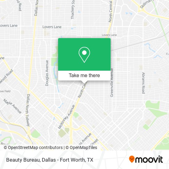 Beauty Bureau map