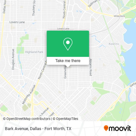 Bark Avenue map