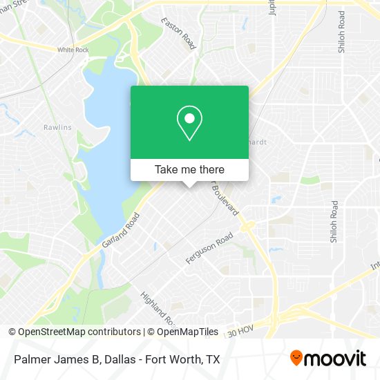 Palmer James B map