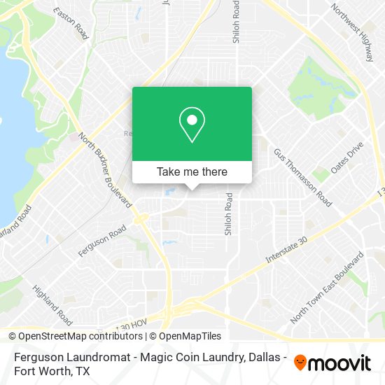 Ferguson Laundromat - Magic Coin Laundry map