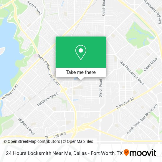 24 Hours Locksmith Near Me map