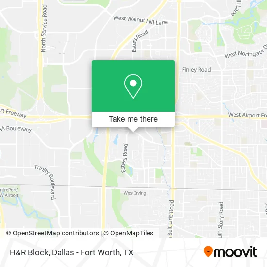 H&R Block map