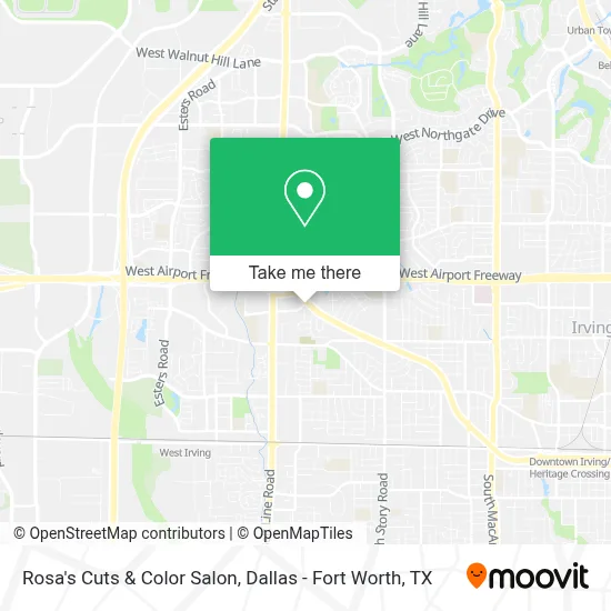 Rosa's Cuts & Color Salon map