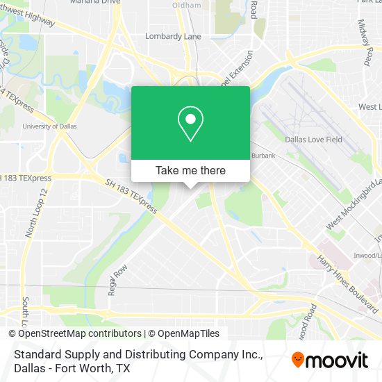 Mapa de Standard Supply and Distributing Company Inc.