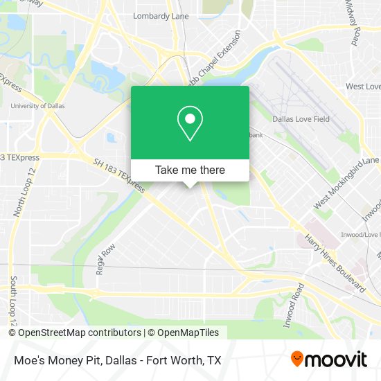 Mapa de Moe's Money Pit