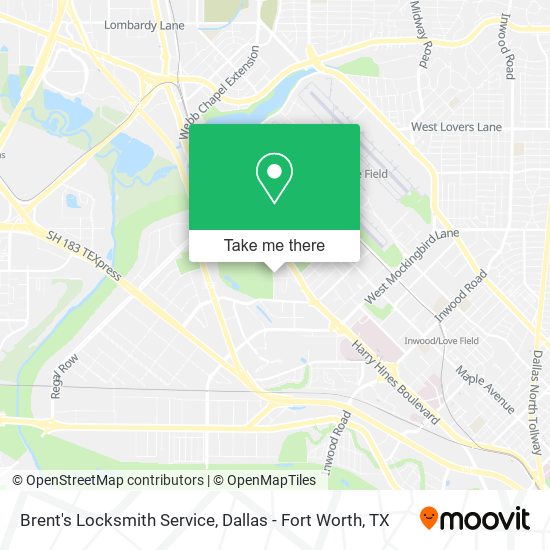 Mapa de Brent's Locksmith Service