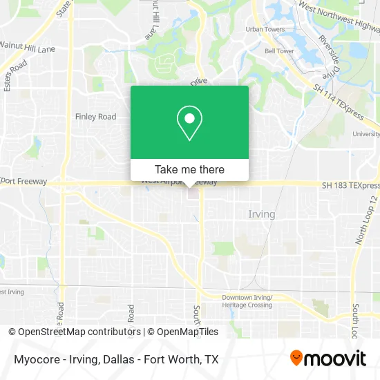 Mapa de Myocore - Irving