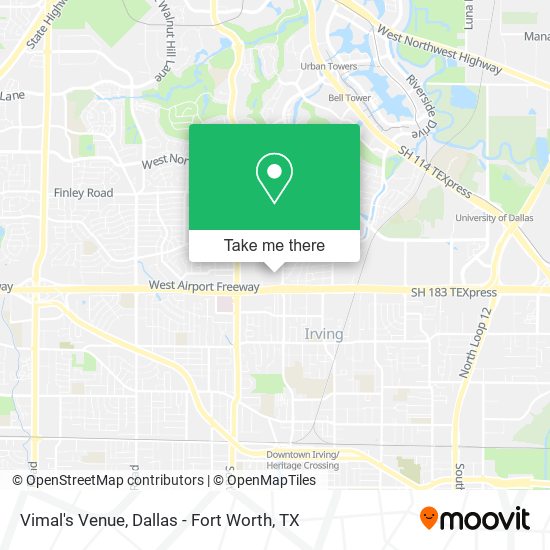 Mapa de Vimal's Venue