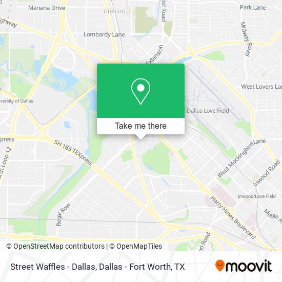 Street Waffles - Dallas map