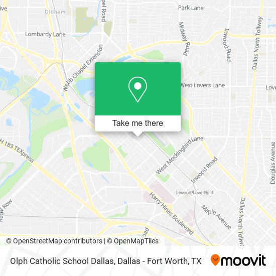 Mapa de Olph Catholic School Dallas