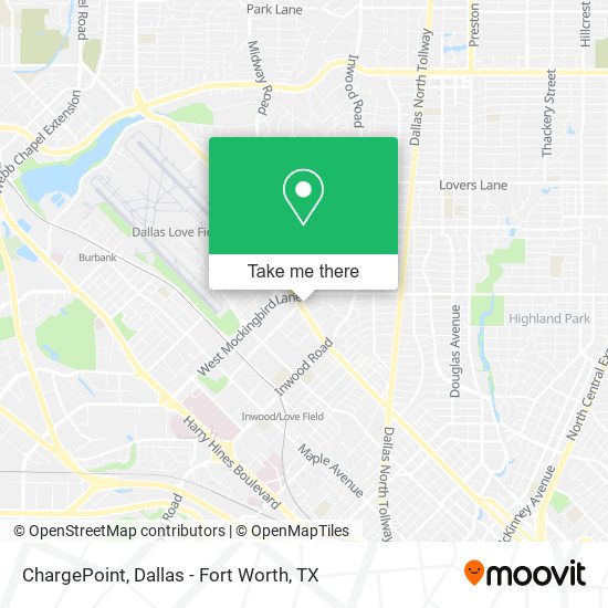 Mapa de ChargePoint