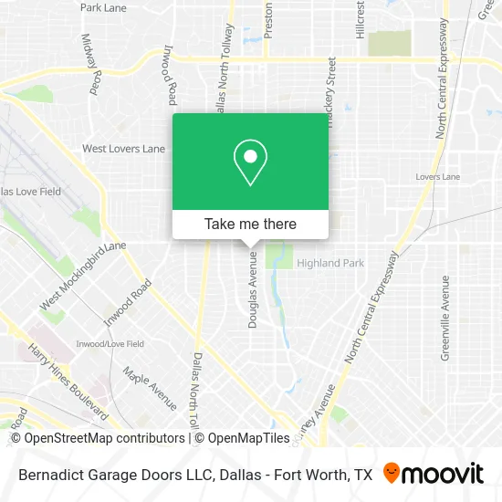 Bernadict Garage Doors LLC map