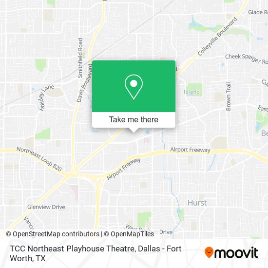 Mapa de TCC Northeast Playhouse Theatre