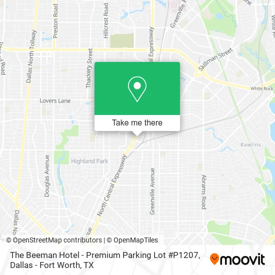 The Beeman Hotel - Premium Parking Lot #P1207 map