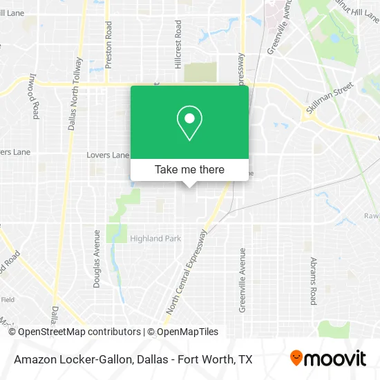 Amazon Locker-Gallon map