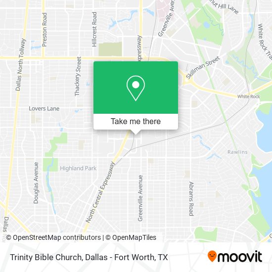 Trinity Bible Church map