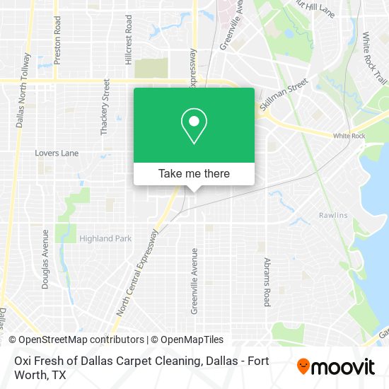 Mapa de Oxi Fresh of Dallas Carpet Cleaning