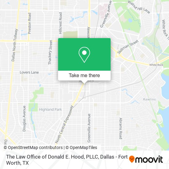 The Law Office of Donald E. Hood, PLLC map