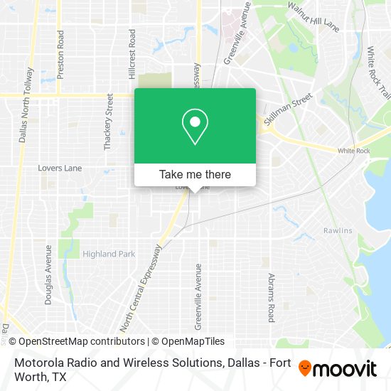 Motorola Radio and Wireless Solutions map