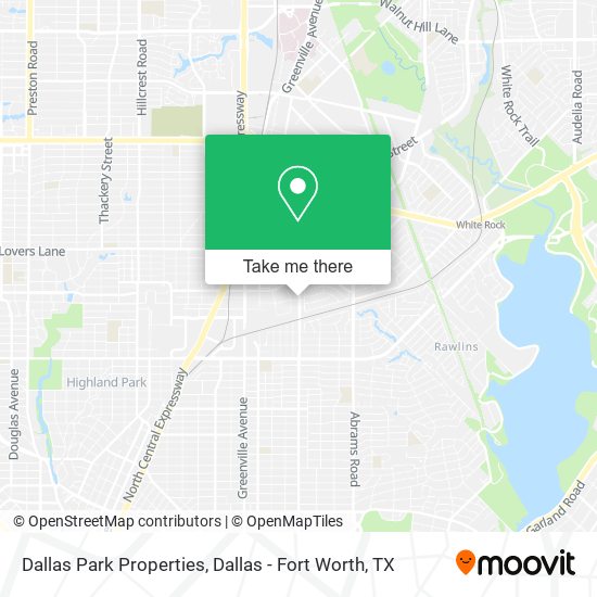 Mapa de Dallas Park Properties