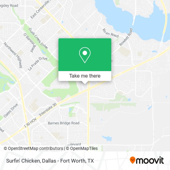Surfin' Chicken map