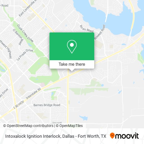 Mapa de Intoxalock Ignition Interlock