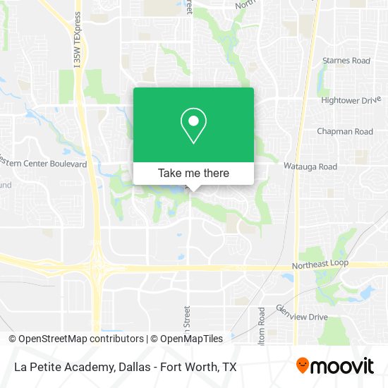 La Petite Academy map