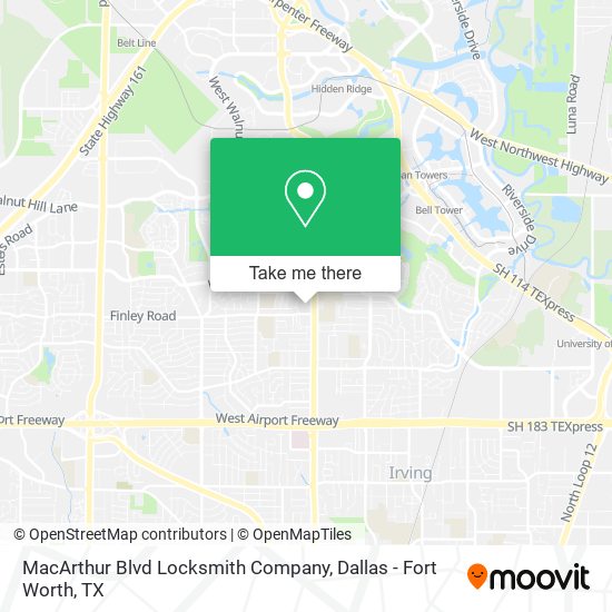 MacArthur Blvd Locksmith Company map