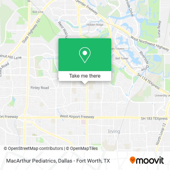 MacArthur Pediatrics map