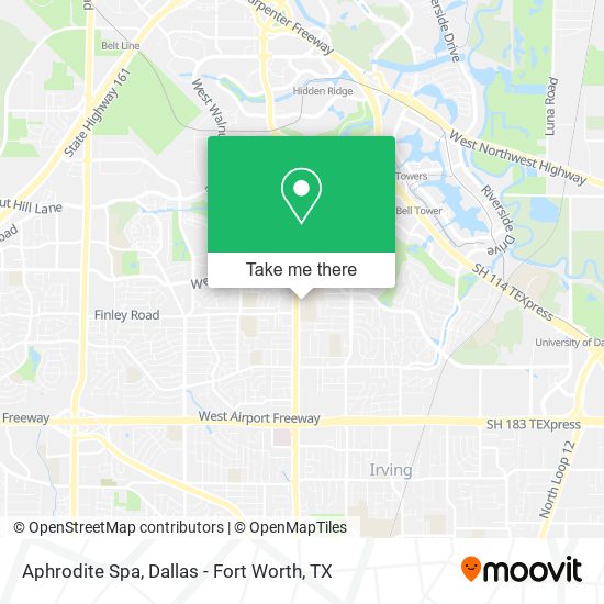 Aphrodite Spa map