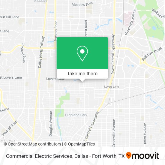 Commercial Electric Services map