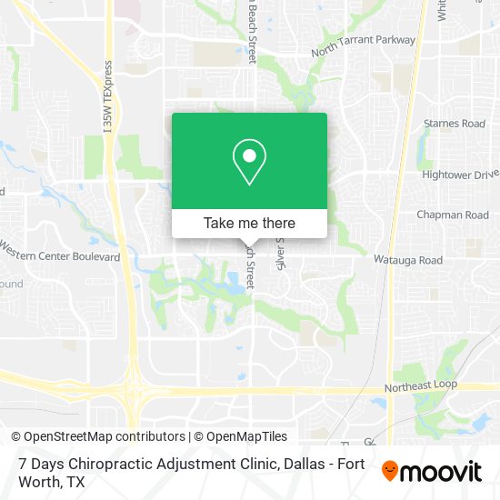 7 Days Chiropractic Adjustment Clinic map