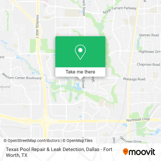 Texas Pool Repair & Leak Detection map