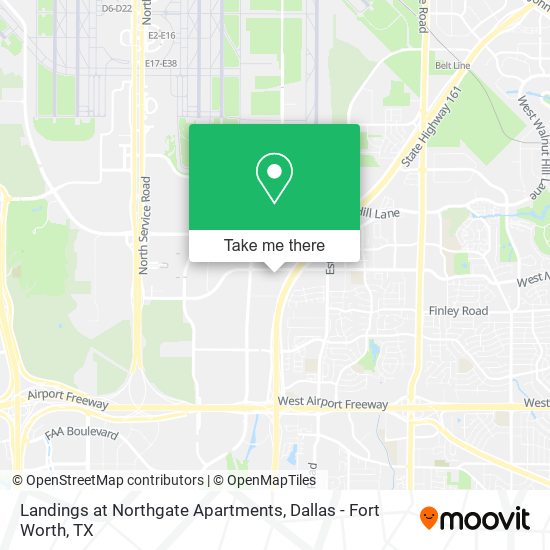 Landings at Northgate Apartments map