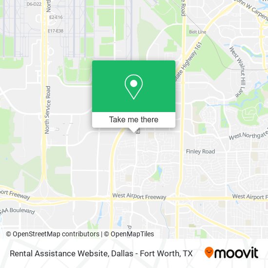 Rental Assistance Website map