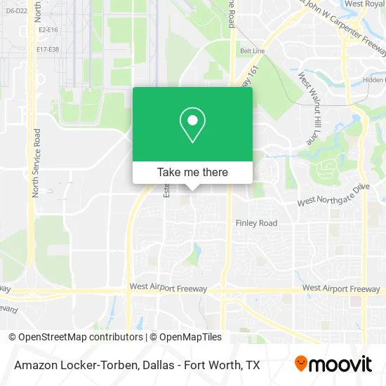 Amazon Locker-Torben map